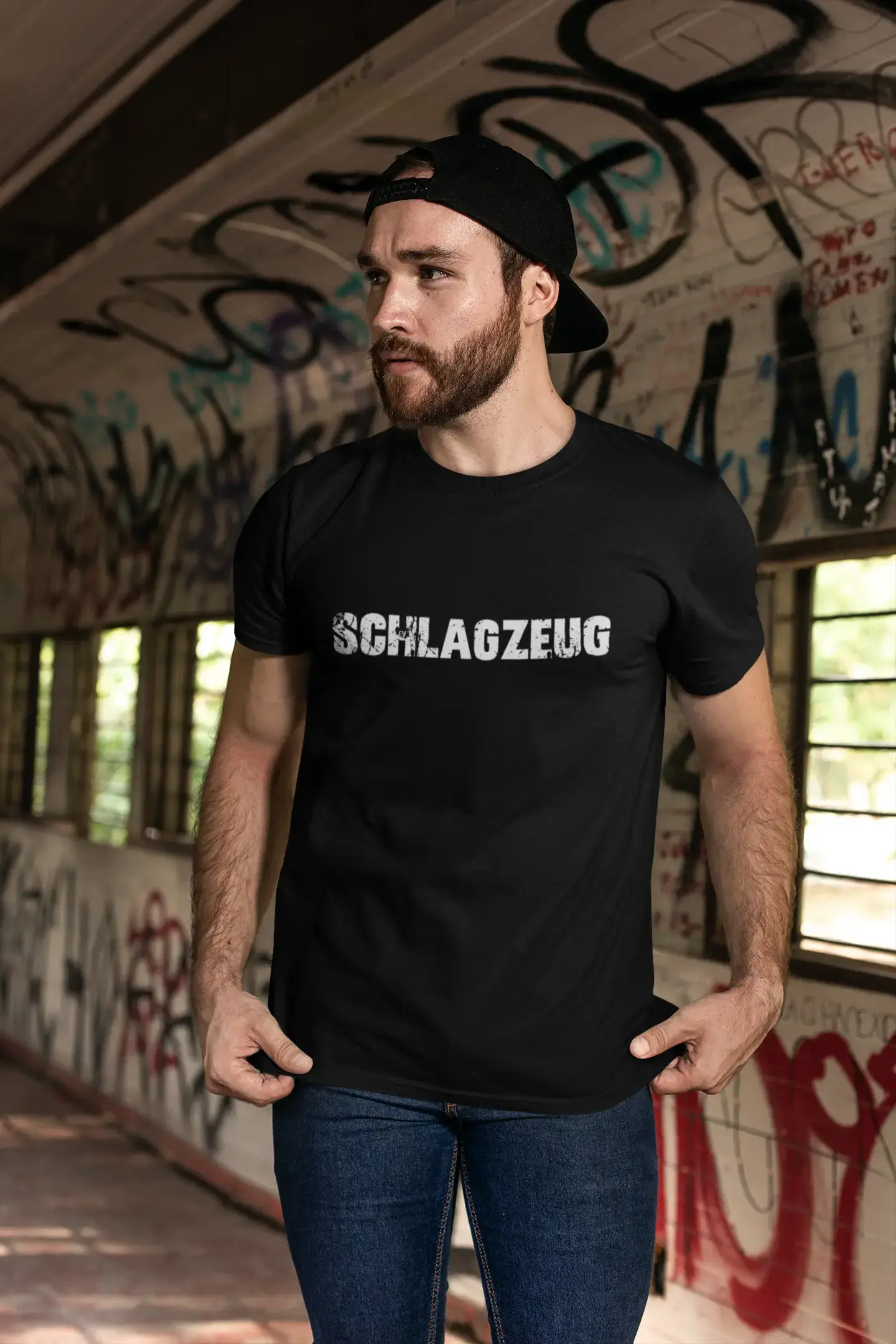 schlagzeug, Men's Short Sleeve Round Neck T-shirt