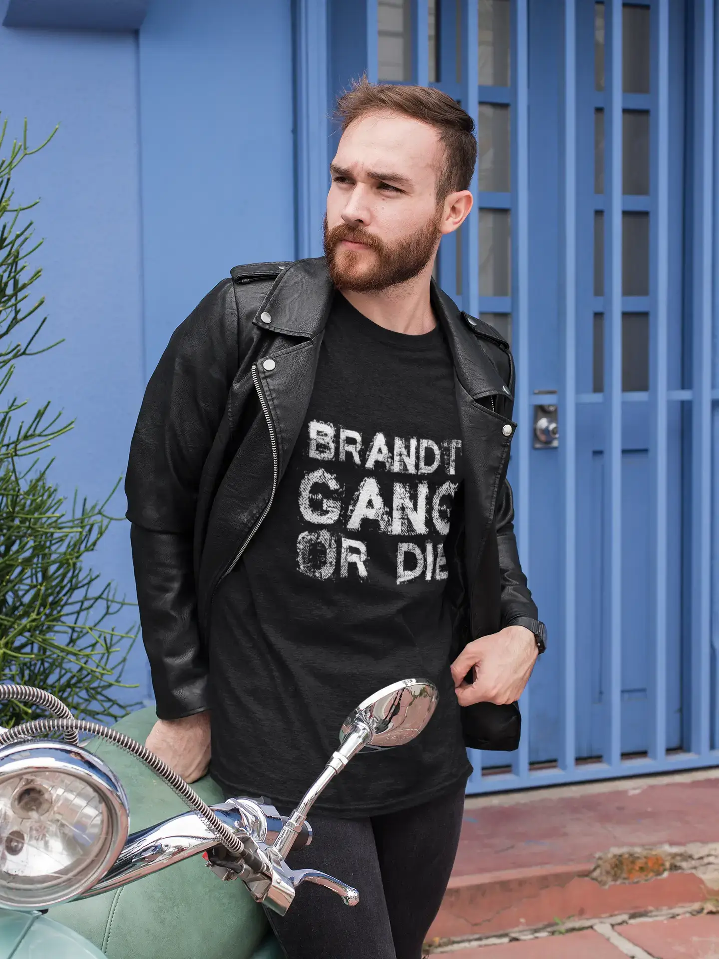 BRANDT Family Gang Tshirt, Men's Tshirt, Black Tshirt, Gift T-shirt 00033