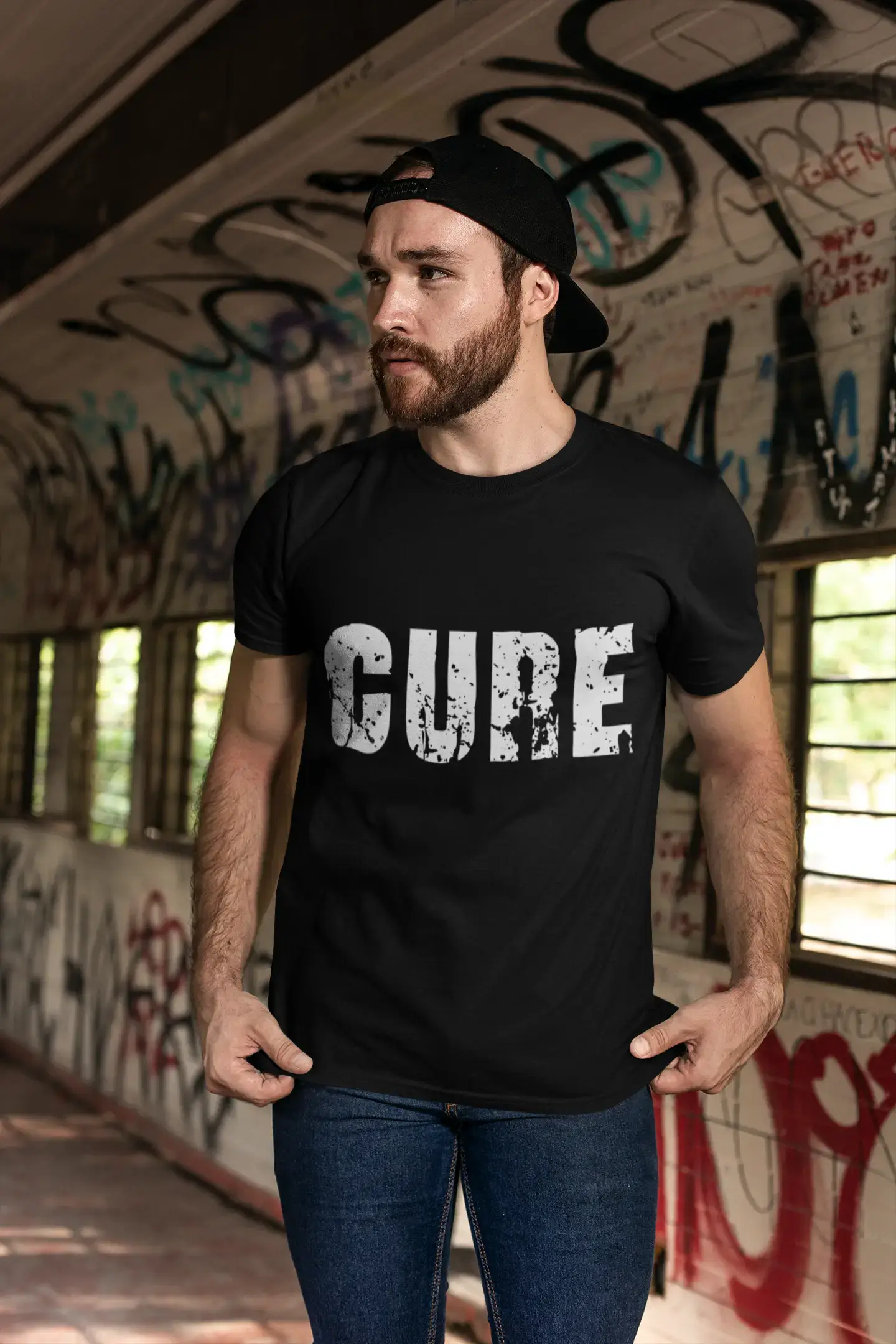 Homme Tee Vintage T Shirt Cure