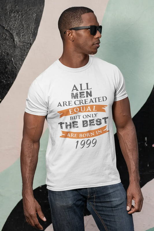 1999, Only the Best are Born in 1999 Men's T-shirt White Birthday Gift 00510
