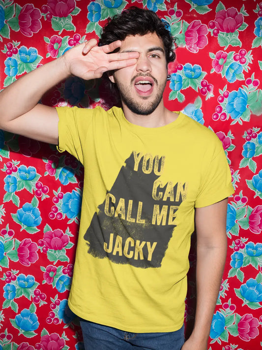 Jacky, You Can Call Me Jacky Men's T shirt Lemon Birthday Gift 00537