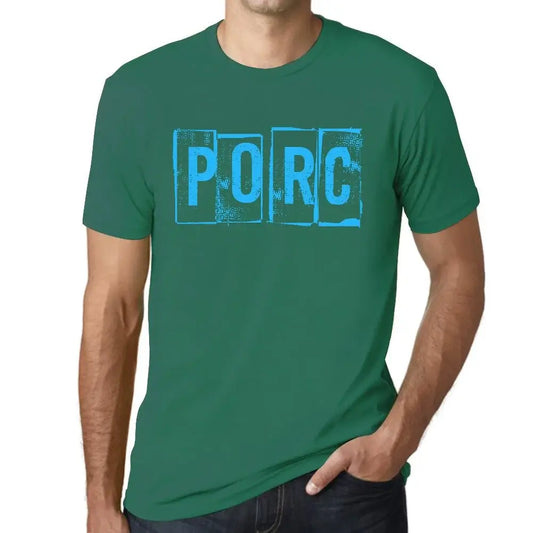 Men's Graphic T-Shirt Porc Eco-Friendly Limited Edition Short Sleeve Tee-Shirt Vintage Birthday Gift Novelty