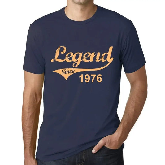 Men's Graphic T-Shirt Legend Since 1976 48th Birthday Anniversary 48 Year Old Gift 1976 Vintage Eco-Friendly Short Sleeve Novelty Tee