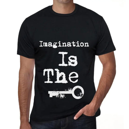 Men's Graphic T-Shirt Imagination Is The Key Eco-Friendly Limited Edition Short Sleeve Tee-Shirt Vintage Birthday Gift Novelty
