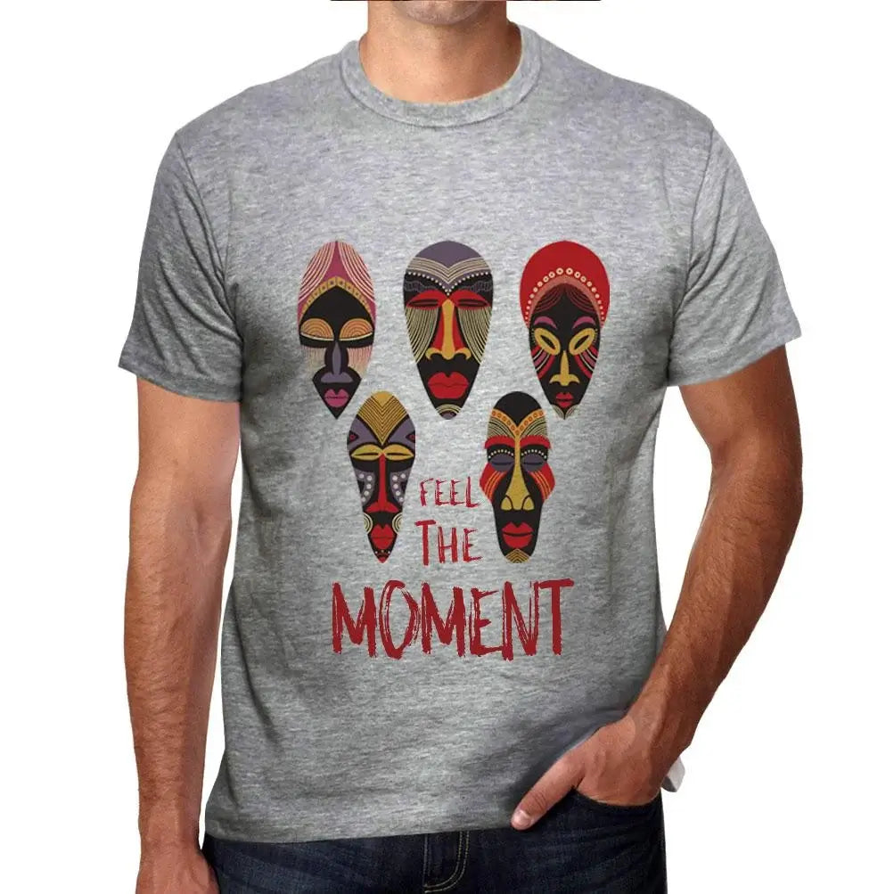 Men's Graphic T-Shirt Native Feel The Moment Eco-Friendly Limited Edition Short Sleeve Tee-Shirt Vintage Birthday Gift Novelty