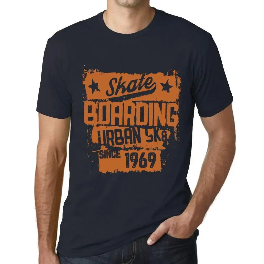 Men's Graphic T-Shirt Urban Skateboard Since 1969 55th Birthday Anniversary 55 Year Old Gift 1969 Vintage Eco-Friendly Short Sleeve Novelty Tee