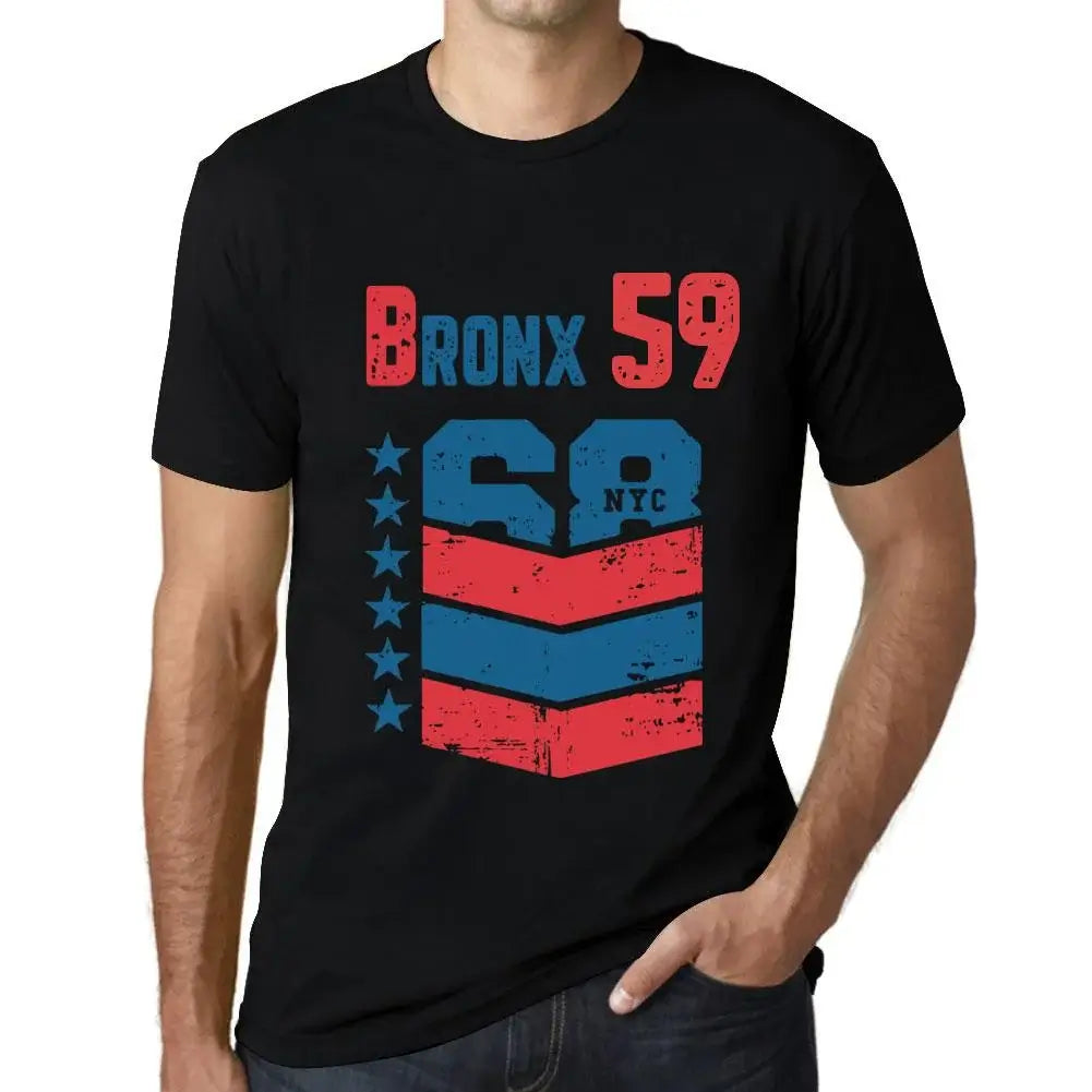 Men's Graphic T-Shirt Bronx 59 59th Birthday Anniversary 59 Year Old Gift 1965 Vintage Eco-Friendly Short Sleeve Novelty Tee