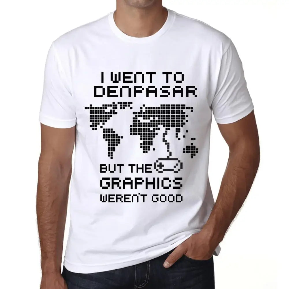 Men's Graphic T-Shirt I Went To Denpasar But The Graphics Weren’t Good Eco-Friendly Limited Edition Short Sleeve Tee-Shirt Vintage Birthday Gift Novelty