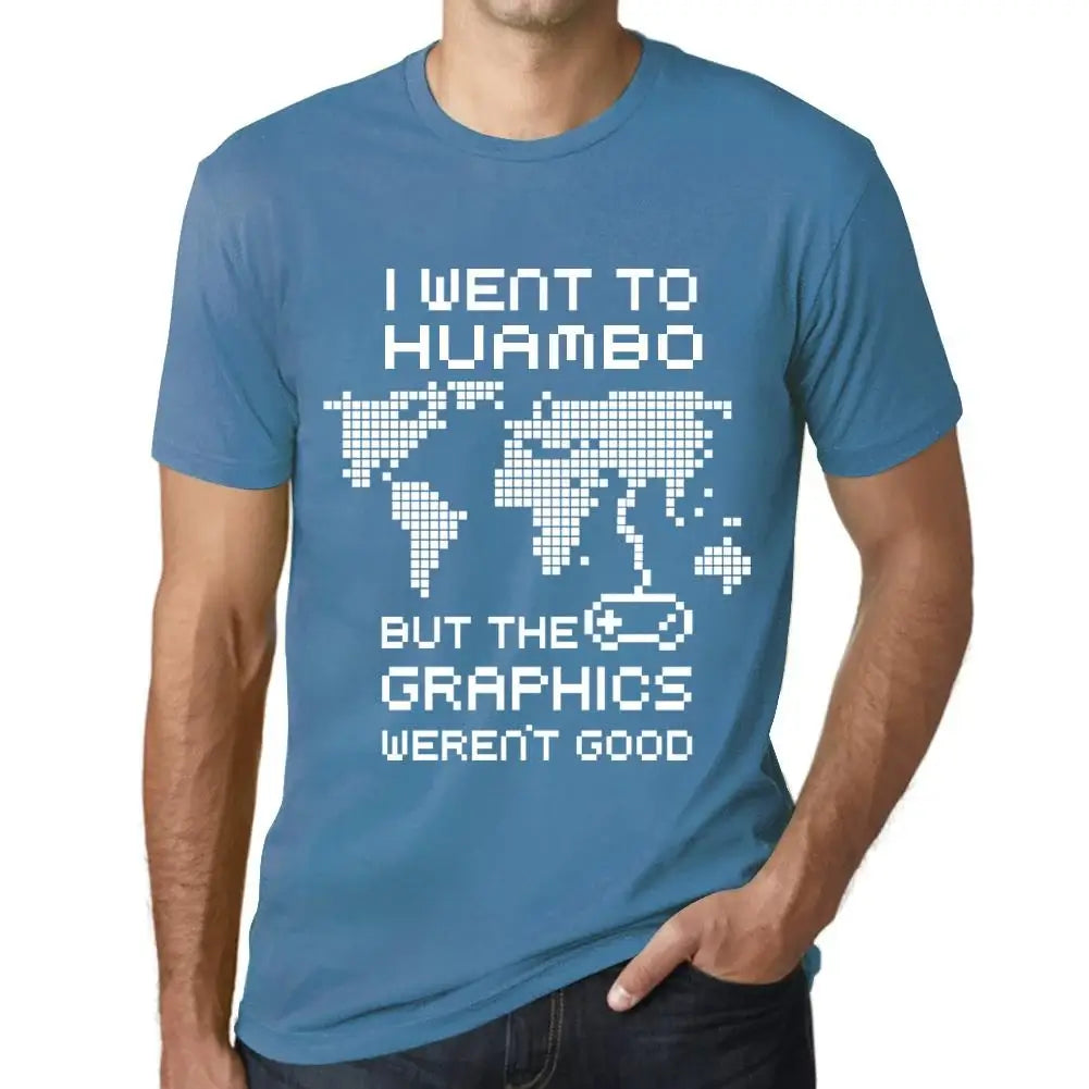 Men's Graphic T-Shirt I Went To Huambo But The Graphics Weren’t Good Eco-Friendly Limited Edition Short Sleeve Tee-Shirt Vintage Birthday Gift Novelty