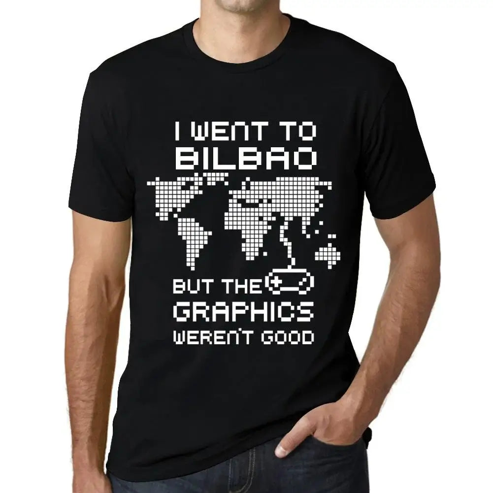 Men's Graphic T-Shirt I Went To Bilbao But The Graphics Weren’t Good Eco-Friendly Limited Edition Short Sleeve Tee-Shirt Vintage Birthday Gift Novelty