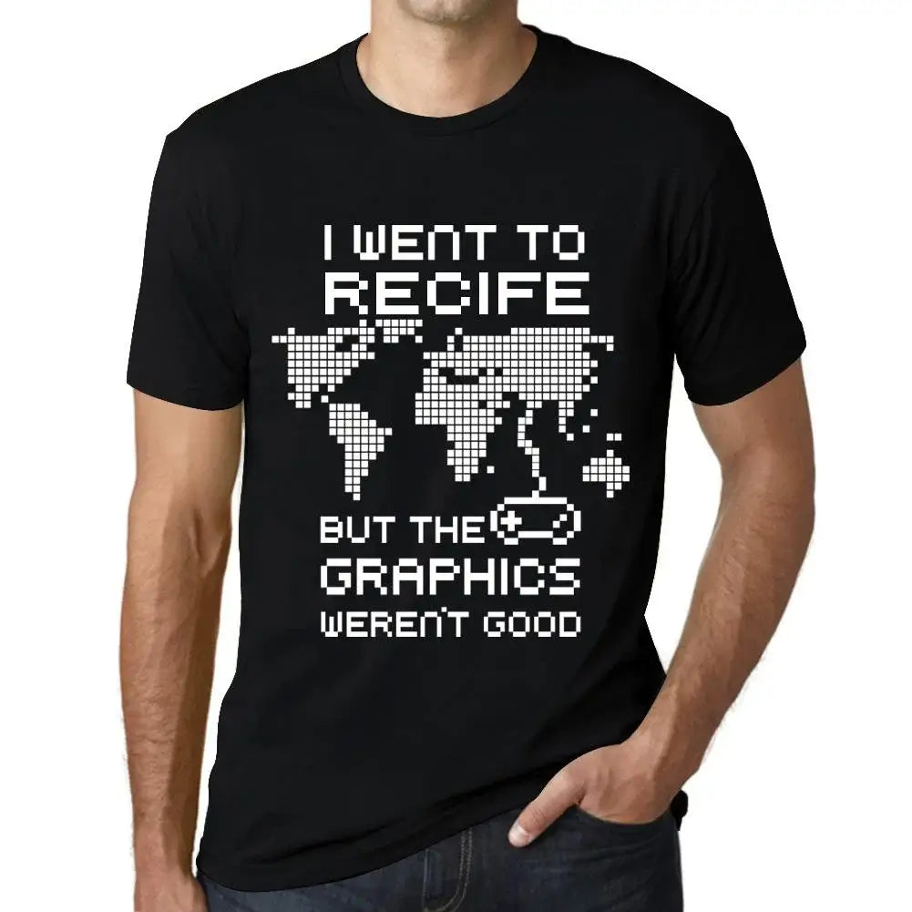 Men's Graphic T-Shirt I Went To Recife But The Graphics Weren’t Good Eco-Friendly Limited Edition Short Sleeve Tee-Shirt Vintage Birthday Gift Novelty