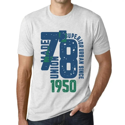 Men's Graphic T-Shirt Superior Urban Style Since 1950 74th Birthday Anniversary 74 Year Old Gift 1950 Vintage Eco-Friendly Short Sleeve Novelty Tee