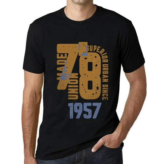 Men's Graphic T-Shirt Superior Urban Style Since 1957 67th Birthday Anniversary 67 Year Old Gift 1957 Vintage Eco-Friendly Short Sleeve Novelty Tee