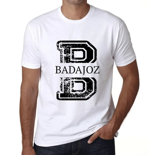 Men's Graphic T-Shirt Badajoz Eco-Friendly Limited Edition Short Sleeve Tee-Shirt Vintage Birthday Gift Novelty