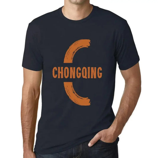 Men's Graphic T-Shirt Chongqing Eco-Friendly Limited Edition Short Sleeve Tee-Shirt Vintage Birthday Gift Novelty