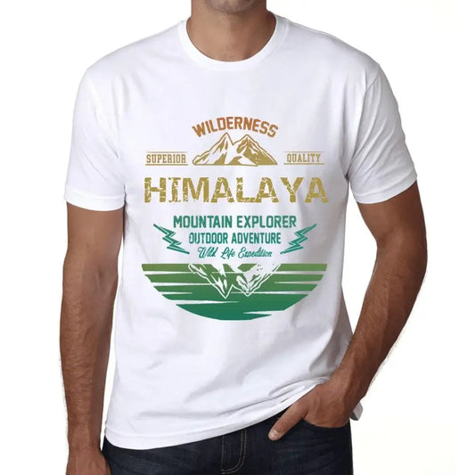 Men's Graphic T-Shirt Outdoor Adventure, Wilderness, Mountain Explorer Himalaya Eco-Friendly Limited Edition Short Sleeve Tee-Shirt Vintage Birthday Gift Novelty