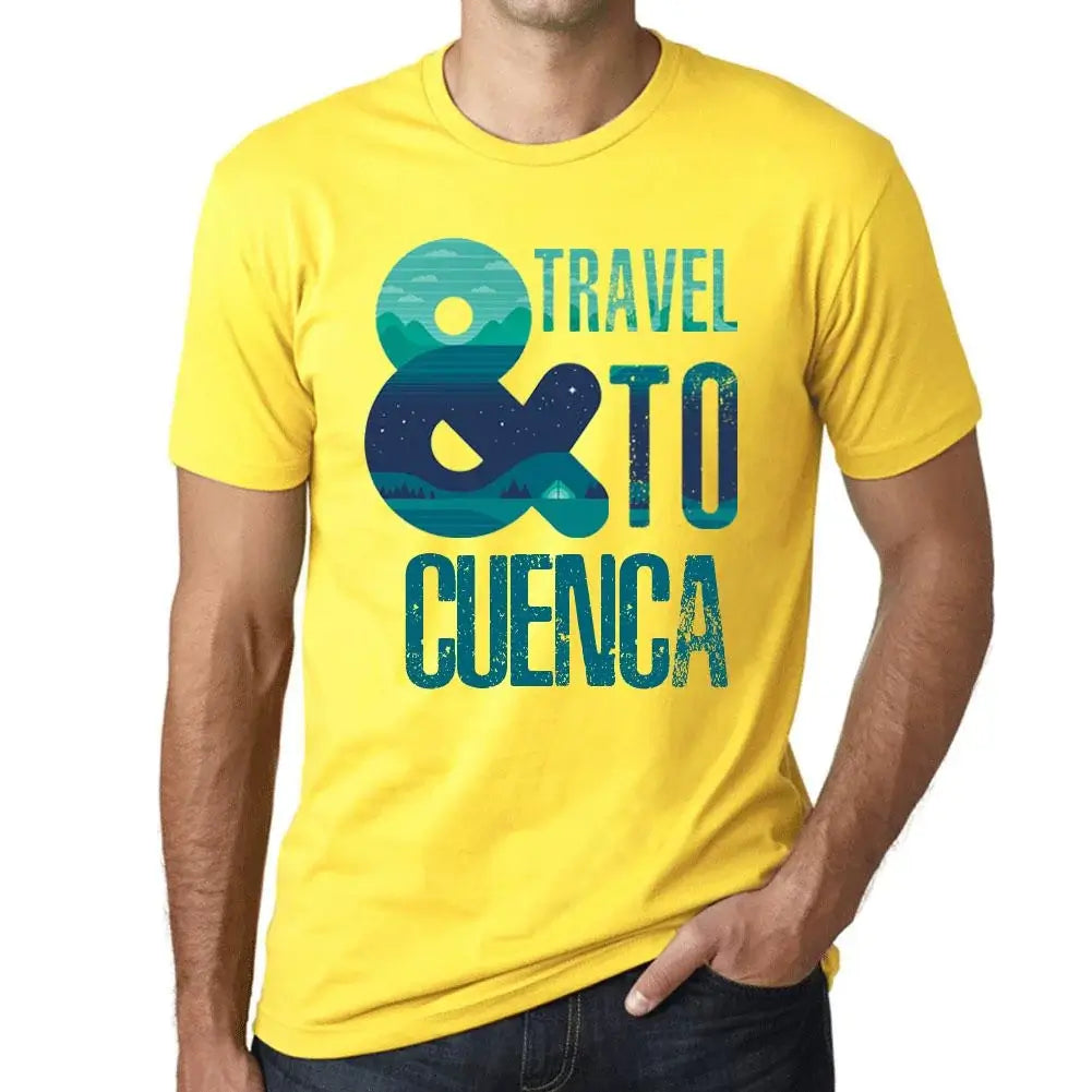 Men's Graphic T-Shirt And Travel To Cuenca Eco-Friendly Limited Edition Short Sleeve Tee-Shirt Vintage Birthday Gift Novelty