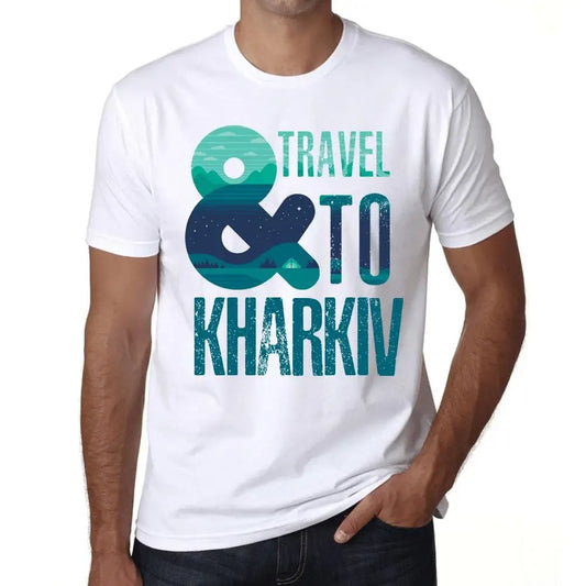Men's Graphic T-Shirt And Travel To Kharkiv Eco-Friendly Limited Edition Short Sleeve Tee-Shirt Vintage Birthday Gift Novelty