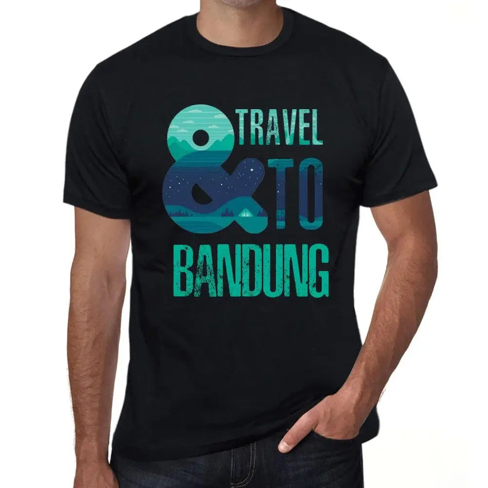 Men's Graphic T-Shirt And Travel To Bandung Eco-Friendly Limited Edition Short Sleeve Tee-Shirt Vintage Birthday Gift Novelty