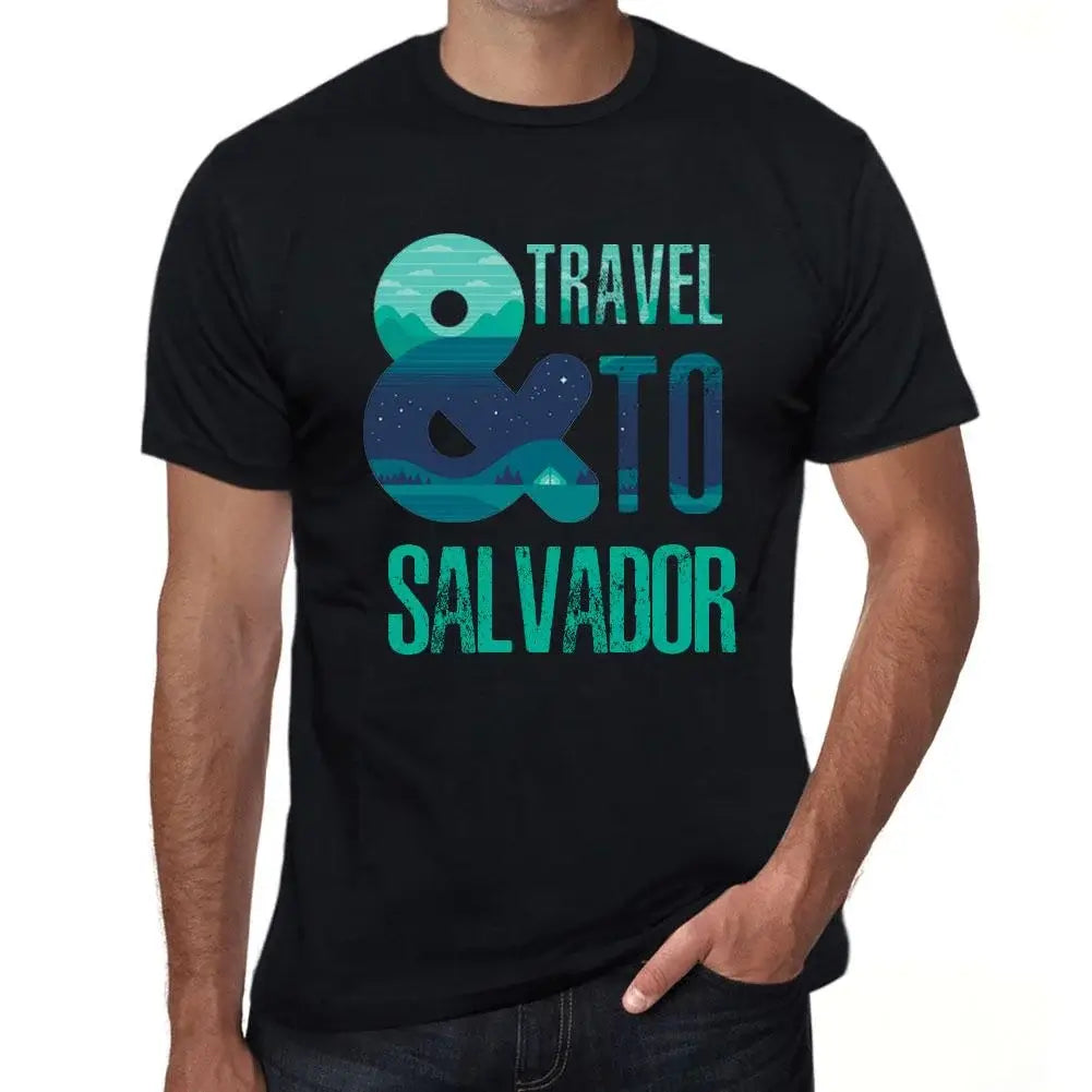 Men's Graphic T-Shirt And Travel To Salvador Eco-Friendly Limited Edition Short Sleeve Tee-Shirt Vintage Birthday Gift Novelty