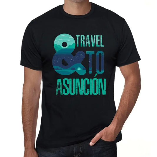 Men's Graphic T-Shirt And Travel To Asunción Eco-Friendly Limited Edition Short Sleeve Tee-Shirt Vintage Birthday Gift Novelty