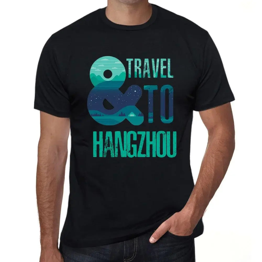 Men's Graphic T-Shirt And Travel To Hangzhou Eco-Friendly Limited Edition Short Sleeve Tee-Shirt Vintage Birthday Gift Novelty