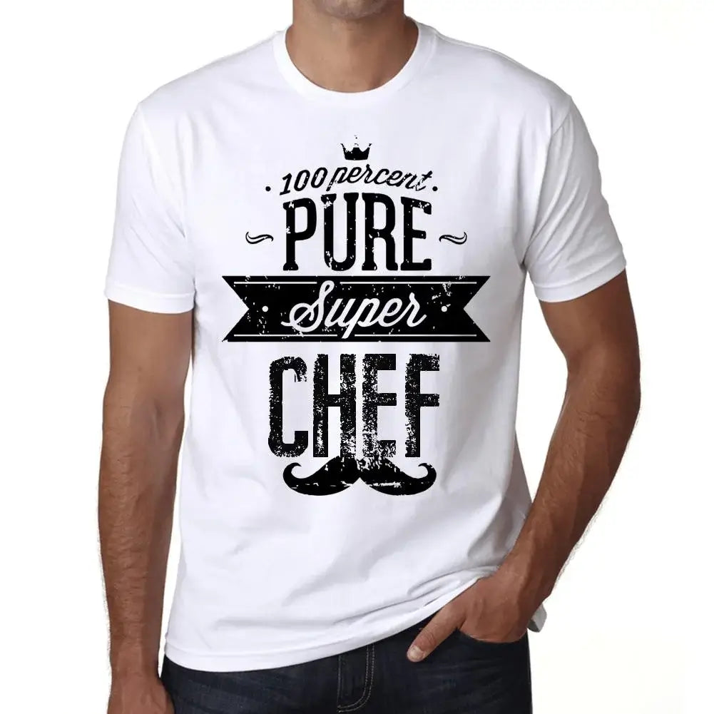 Men's Graphic T-Shirt 100% Pure Super Chef Eco-Friendly Limited Edition Short Sleeve Tee-Shirt Vintage Birthday Gift Novelty