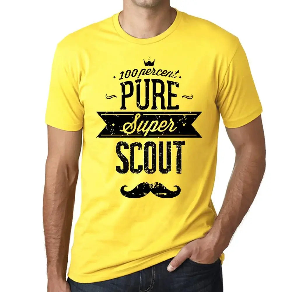 Men's Graphic T-Shirt 100% Pure Super Scout Eco-Friendly Limited Edition Short Sleeve Tee-Shirt Vintage Birthday Gift Novelty