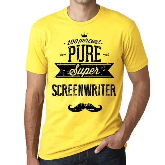 Men's Graphic T-Shirt 100% Pure Super Screenwriter Eco-Friendly Limited Edition Short Sleeve Tee-Shirt Vintage Birthday Gift Novelty