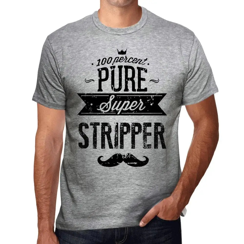 Men's Graphic T-Shirt 100% Pure Super Stripper Eco-Friendly Limited Edition Short Sleeve Tee-Shirt Vintage Birthday Gift Novelty