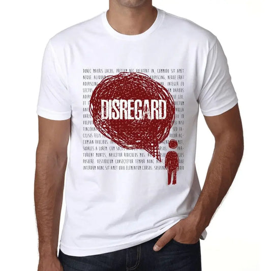 Men's Graphic T-Shirt Thoughts Disregard Eco-Friendly Limited Edition Short Sleeve Tee-Shirt Vintage Birthday Gift Novelty