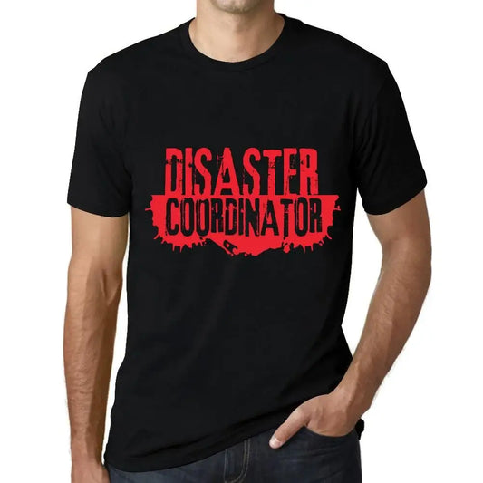 Men's Graphic T-Shirt Disaster Coordinator Eco-Friendly Limited Edition Short Sleeve Tee-Shirt Vintage Birthday Gift Novelty