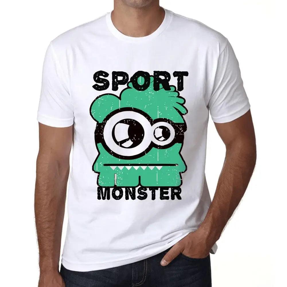 Men's Graphic T-Shirt Sport Monster Eco-Friendly Limited Edition Short Sleeve Tee-Shirt Vintage Birthday Gift Novelty