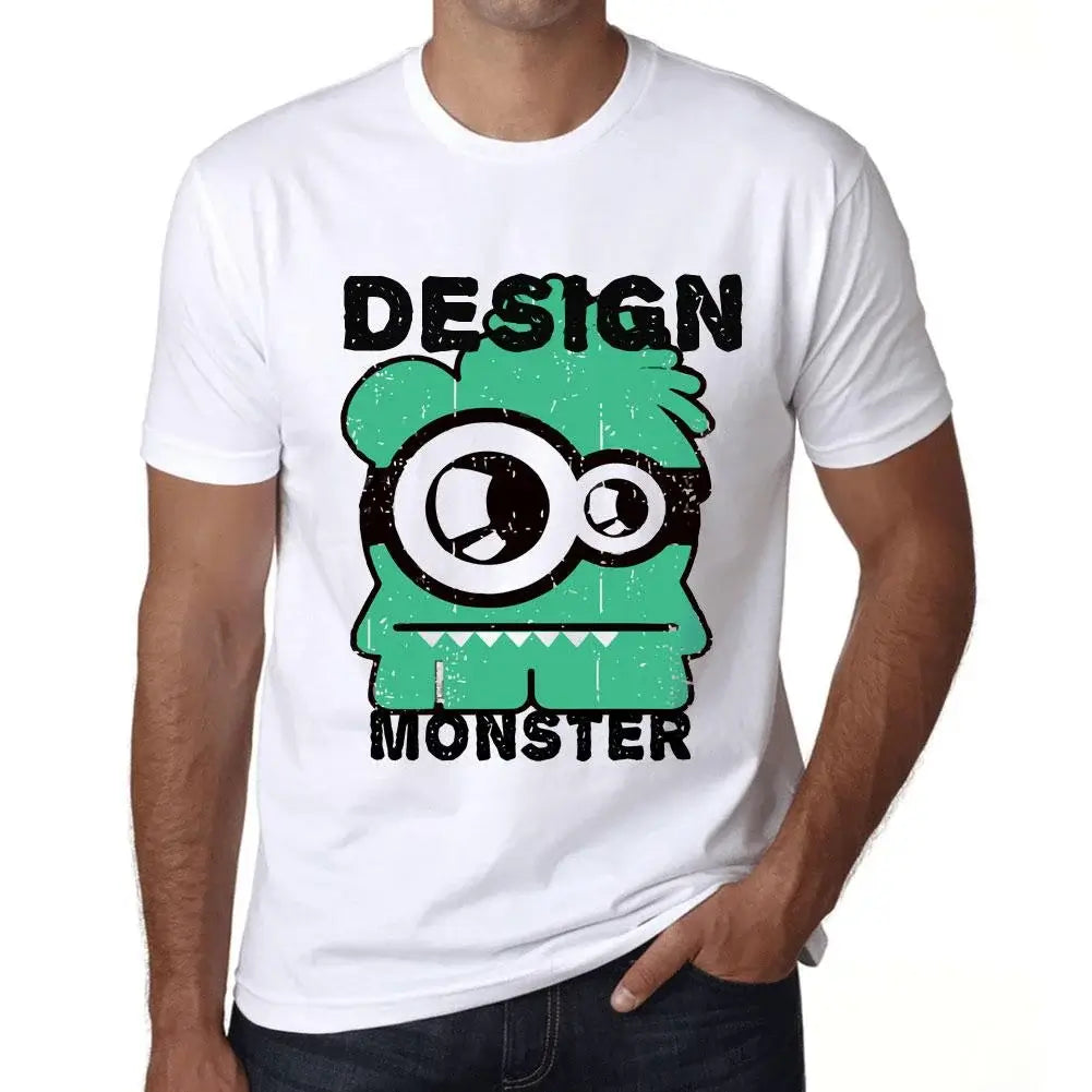 Men's Graphic T-Shirt Design Monster Eco-Friendly Limited Edition Short Sleeve Tee-Shirt Vintage Birthday Gift Novelty