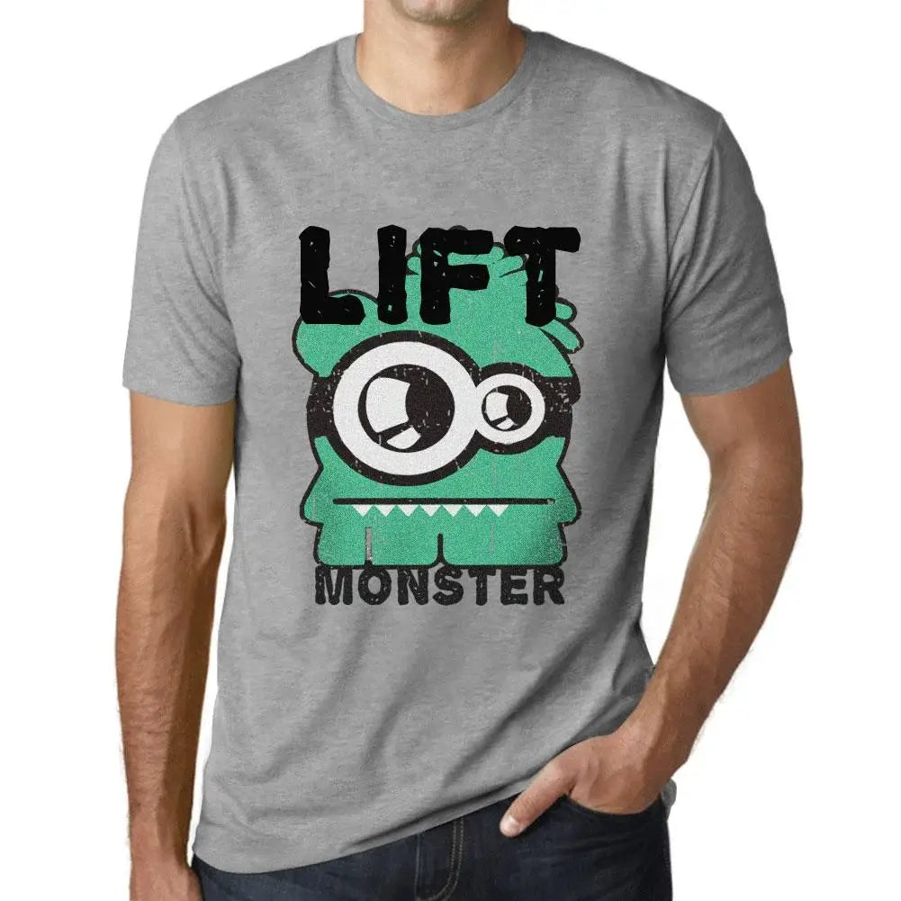 Men's Graphic T-Shirt Lift Monster Eco-Friendly Limited Edition Short Sleeve Tee-Shirt Vintage Birthday Gift Novelty