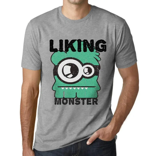 Men's Graphic T-Shirt Liking Monster Eco-Friendly Limited Edition Short Sleeve Tee-Shirt Vintage Birthday Gift Novelty