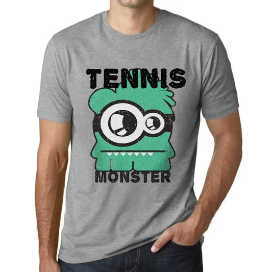 Men's Graphic T-Shirt Tennis Monster Eco-Friendly Limited Edition Short Sleeve Tee-Shirt Vintage Birthday Gift Novelty