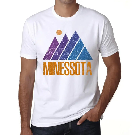 Men's Graphic T-Shirt Mountain Minessota Eco-Friendly Limited Edition Short Sleeve Tee-Shirt Vintage Birthday Gift Novelty