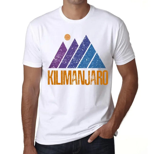Men's Graphic T-Shirt Mountain Kilimanjaro Eco-Friendly Limited Edition Short Sleeve Tee-Shirt Vintage Birthday Gift Novelty