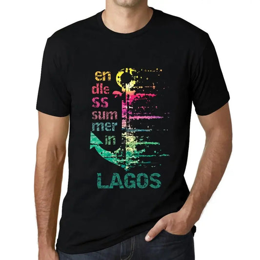 Men's Graphic T-Shirt Endless Summer In Lagos Eco-Friendly Limited Edition Short Sleeve Tee-Shirt Vintage Birthday Gift Novelty