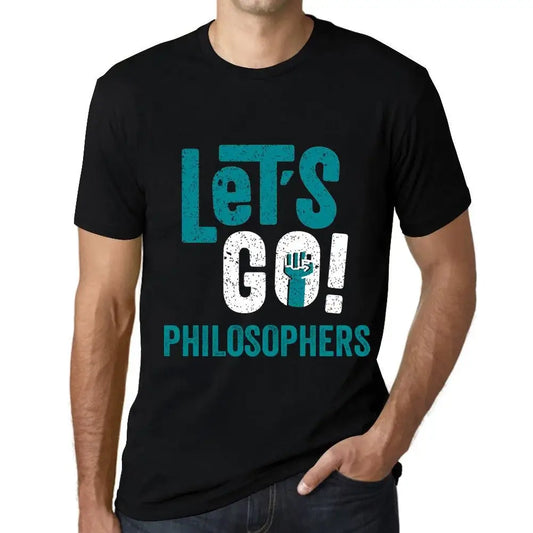 Men's Graphic T-Shirt Let's Go Philosophers Eco-Friendly Limited Edition Short Sleeve Tee-Shirt Vintage Birthday Gift Novelty
