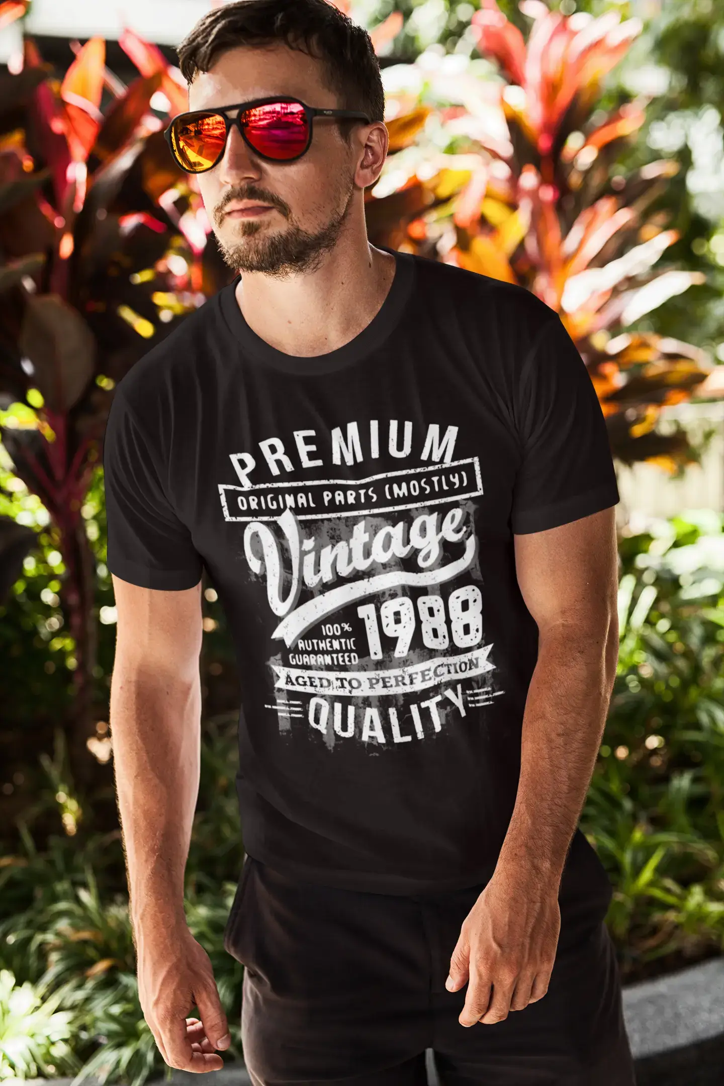 Ultrabasic - Homme T-Shirt Graphique 1988 Aged to Perfection Tee Shirt Cadeau d'anniversaire