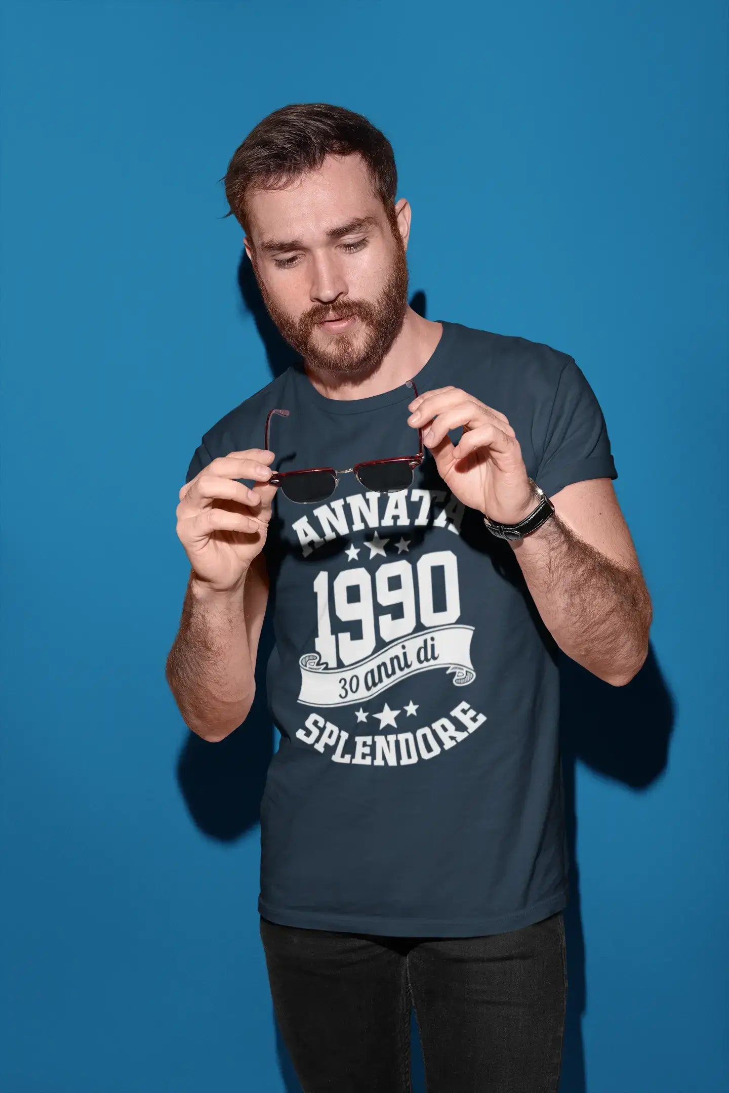 Ultrabasic® Homme T-Shirt Graphique Vintage Fatto nel 1990, 30 Anni di Splendore Anniversaire Cadeau