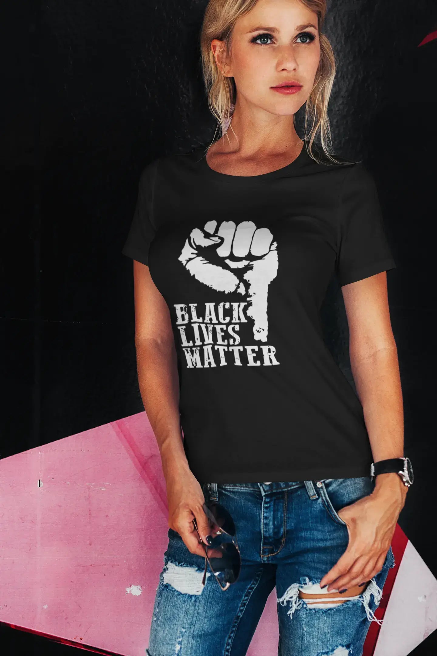 Women’s Short Sleeved T-Shirt Black Lives Matter
