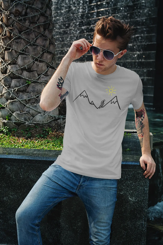 ULTRABASIC Men's Novelty T-Shirt Cool Hiking - Mountain Hiker Tee Shirt