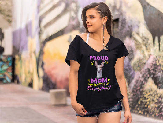 ULTRABASIC Women's T-Shirt Proud Day - Ibizian Hound Dog Mom - My Baby is My Everything
