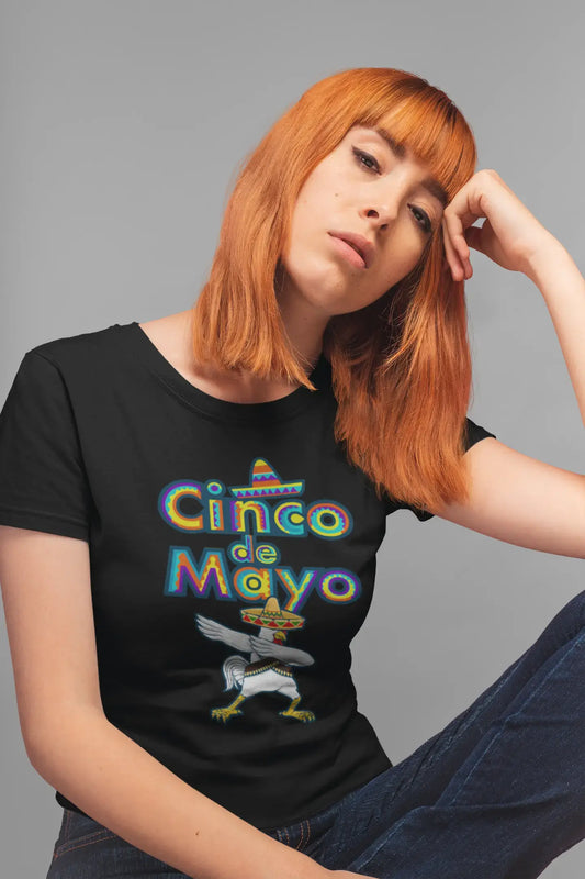 ULTRABASIC Women's Organic T-Shirt Dabbing Cinco de Mayo - Funny Mexican Tee Shirt