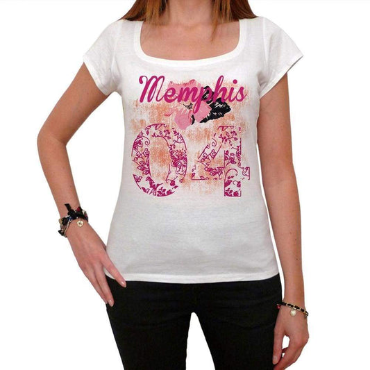 04, Memphis, Women's Short Sleeve Round Neck T-shirt 00008 - ultrabasic-com