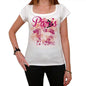 12, Paris, Women's Short Sleeve Round Neck T-shirt 00008 - ultrabasic-com
