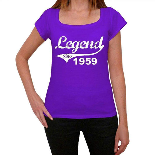 1959, Legend Since Womens T shirt Purple Birthday Gift 00131 ultrabasic-com.myshopify.com